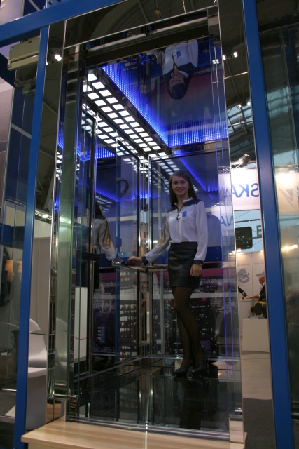 Kabina panoramiczna prezentowana na Euro-Lift 2014
